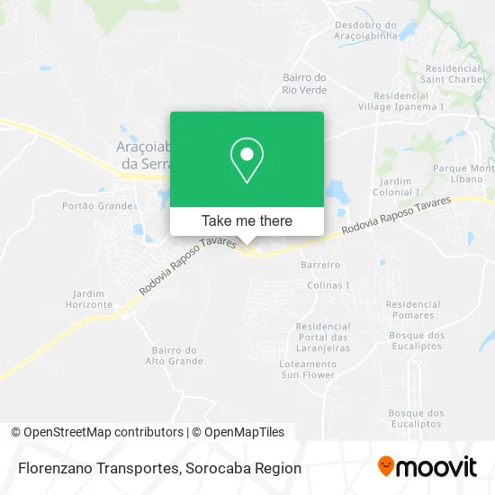 Florenzano Transportes map