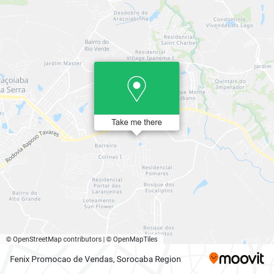Fenix Promocao de Vendas map