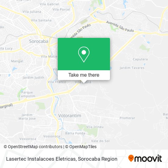 Lasertec Instalacoes Eletricas map