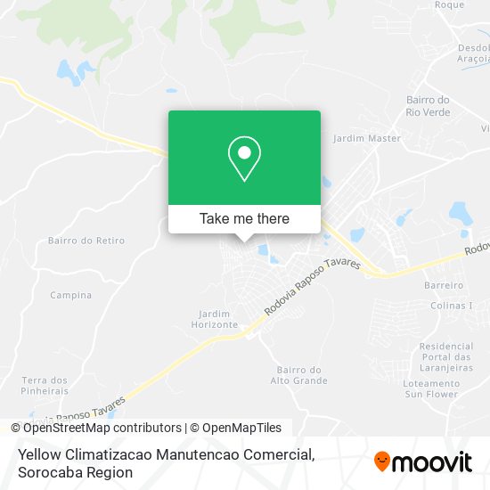 Yellow Climatizacao Manutencao Comercial map