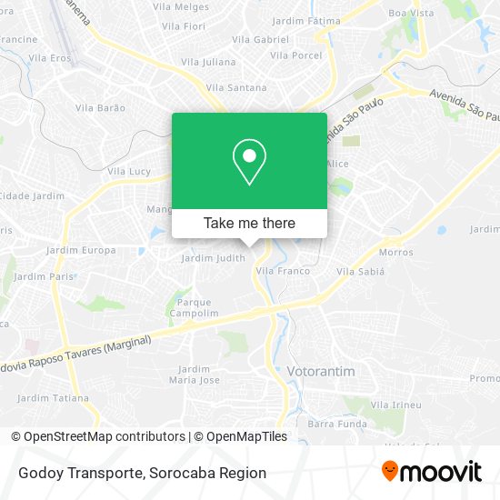 Godoy Transporte map