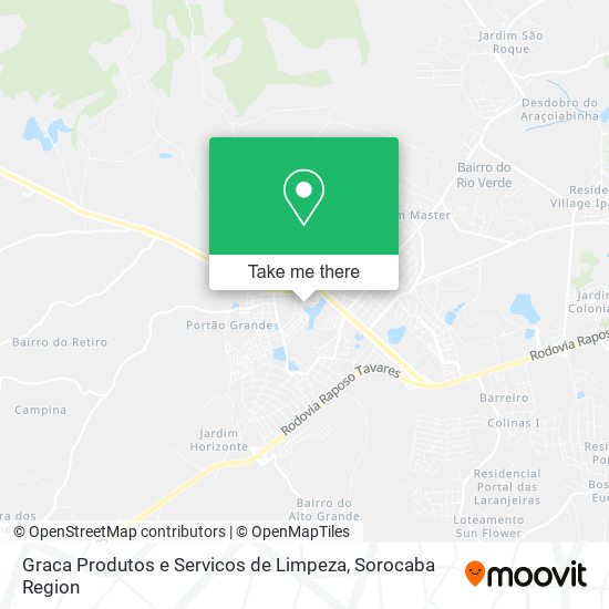 Graca Produtos e Servicos de Limpeza map