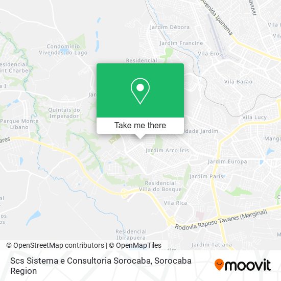 Scs Sistema e Consultoria Sorocaba map