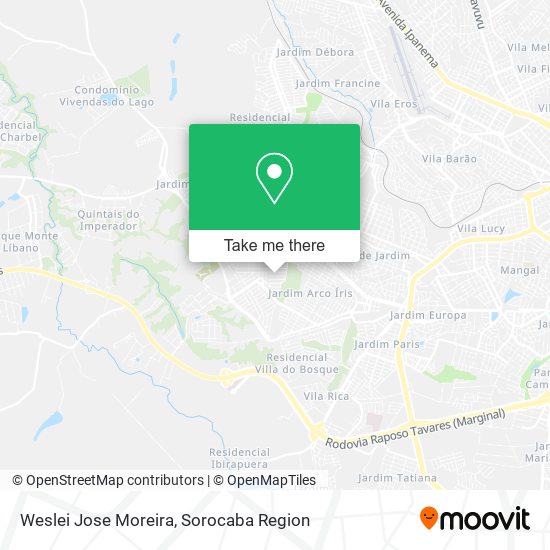 Weslei Jose Moreira map