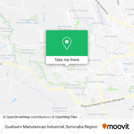 Qualiserv Manutencao Industrial map