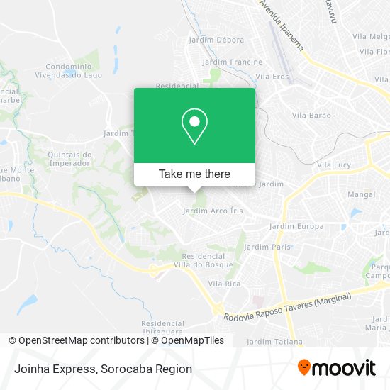 Joinha Express map