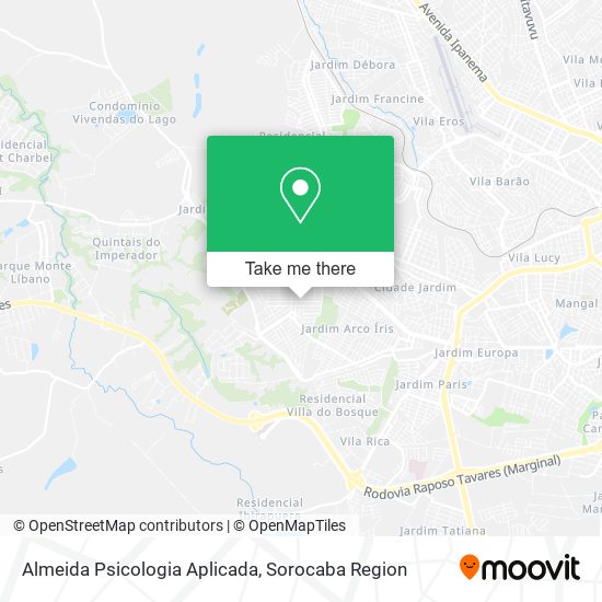 Almeida Psicologia Aplicada map