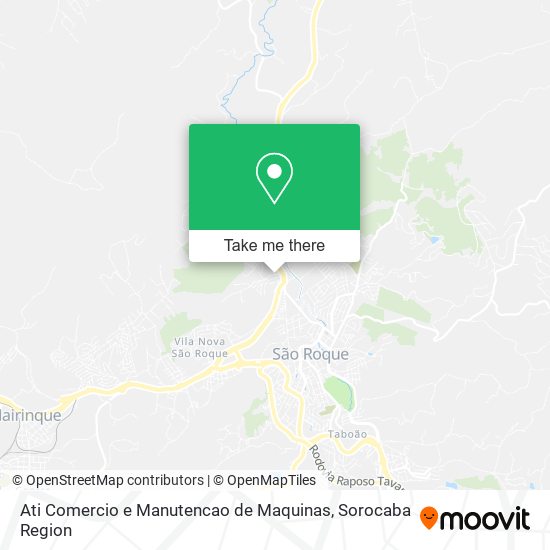 Ati Comercio e Manutencao de Maquinas map