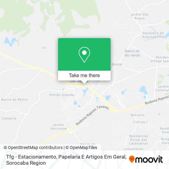 Tfg - Estacionamento, Papelaria E Artigos Em Geral map