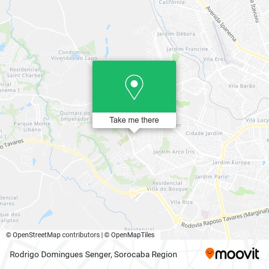 Rodrigo Domingues Senger map
