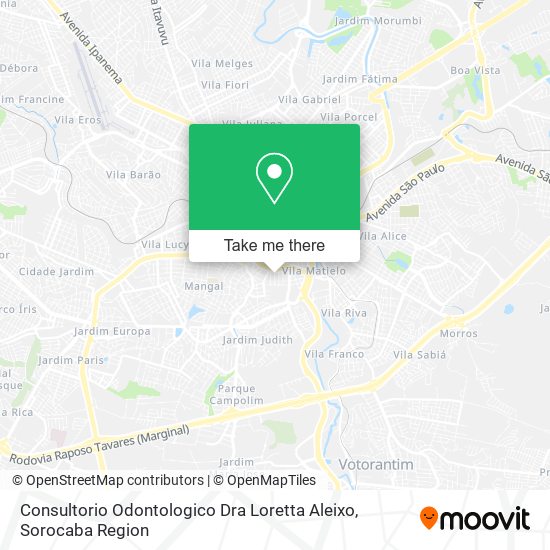 Consultorio Odontologico Dra Loretta Aleixo map