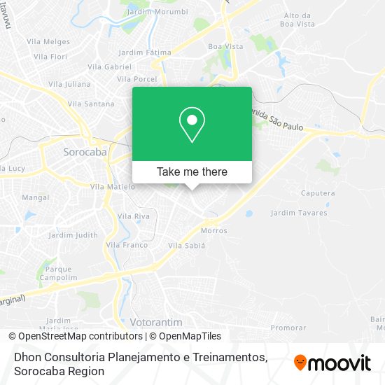 Mapa Dhon Consultoria Planejamento e Treinamentos
