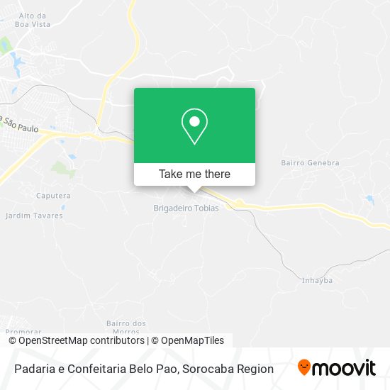 Padaria e Confeitaria Belo Pao map