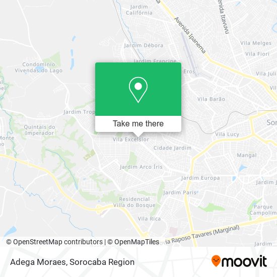 Mapa Adega Moraes