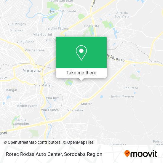 Mapa Rotec Rodas Auto Center