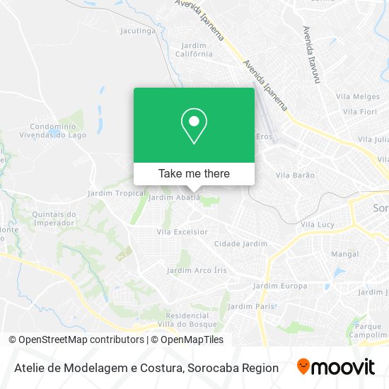 Atelie de Modelagem e Costura map