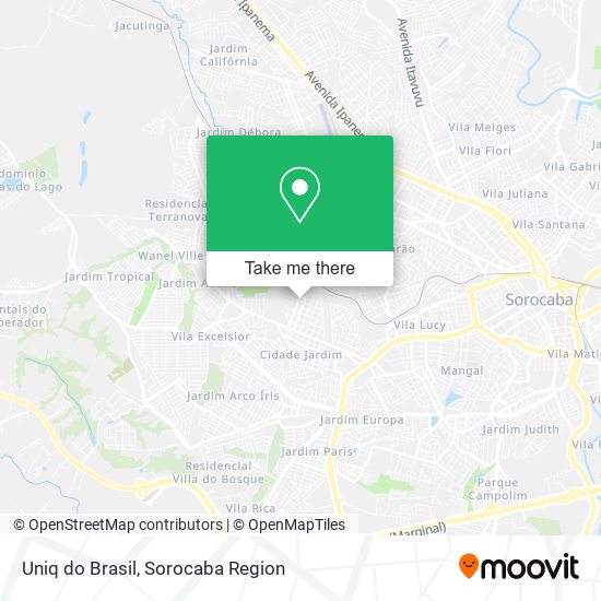 Uniq do Brasil map