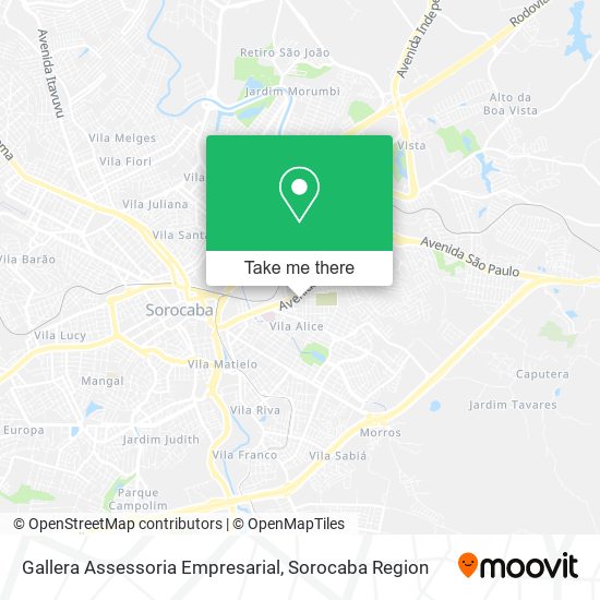 Mapa Gallera Assessoria Empresarial