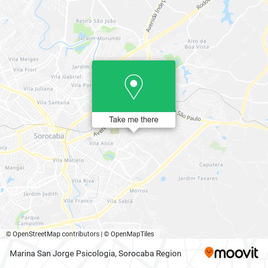 Mapa Marina San Jorge Psicologia