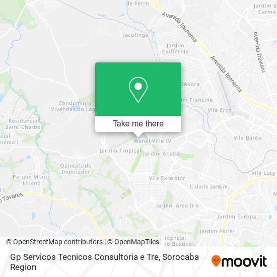 Gp Servicos Tecnicos Consultoria e Tre map