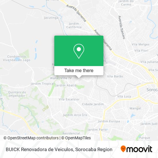 BUICK Renovadora de Veiculos map