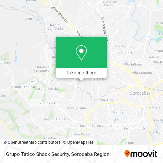 Grupo Tatico Shock Security map