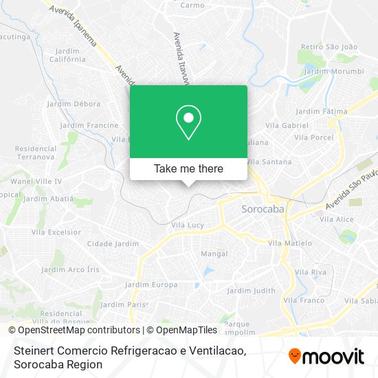 Steinert Comercio Refrigeracao e Ventilacao map