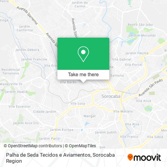 Palha de Seda Tecidos e Aviamentos map