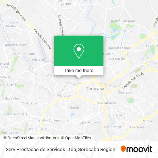 Serv Prestacao de Servicos Ltda map