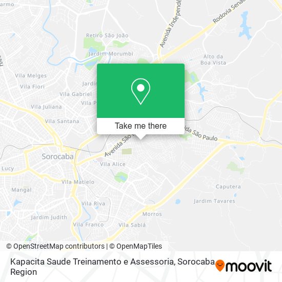 Kapacita Saude Treinamento e Assessoria map