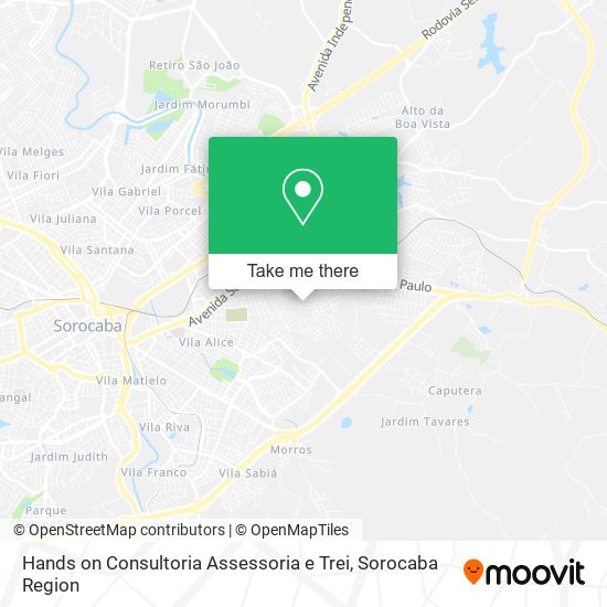 Hands on Consultoria Assessoria e Trei map