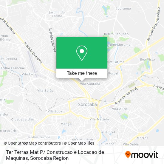 Ter Terras Mat P/ Construcao e Locacao de Maquinas map