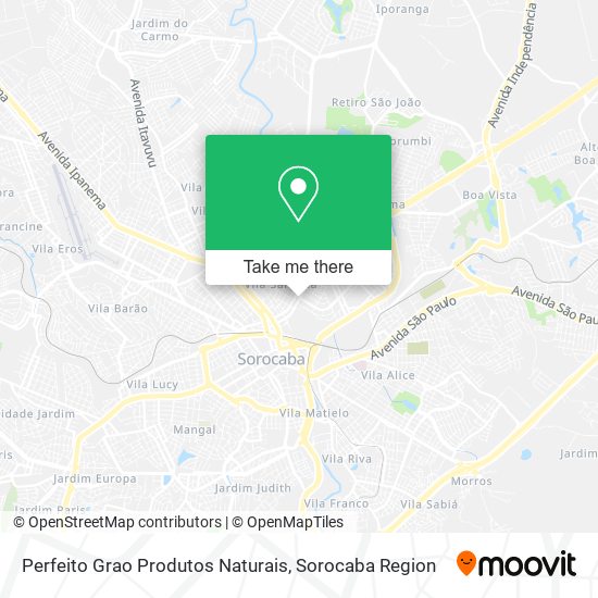 Perfeito Grao Produtos Naturais map