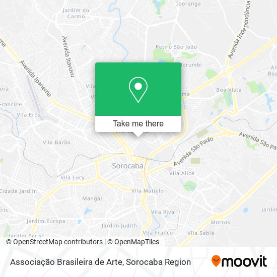 Associação Brasileira de Arte map