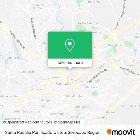 Santa Rosalia Panificadora Ltda map