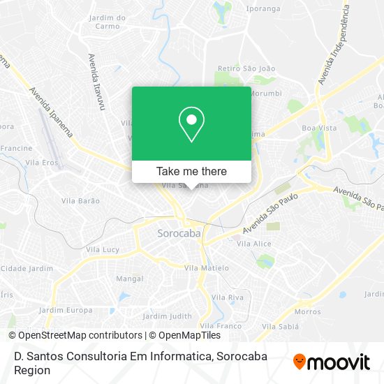 Mapa D. Santos Consultoria Em Informatica