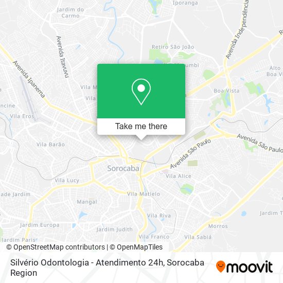 Silvério Odontologia - Atendimento 24h map