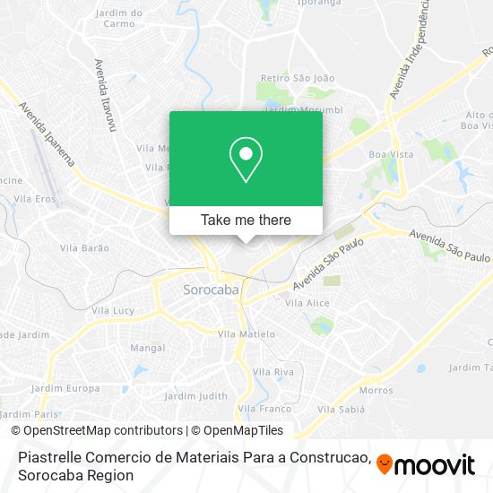 Piastrelle Comercio de Materiais Para a Construcao map