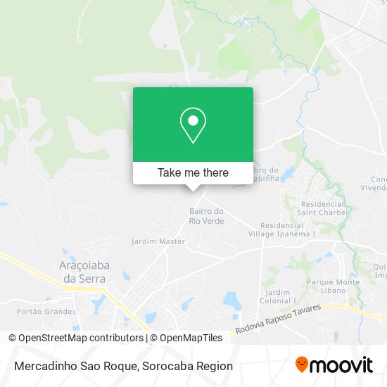Mercadinho Sao Roque map