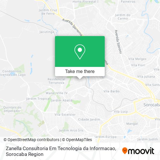 Zanella Consultoria Em Tecnologia da Informacao map