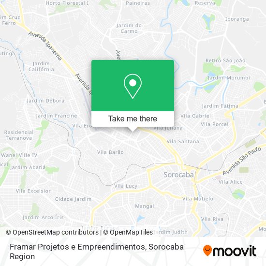 Framar Projetos e Empreendimentos map