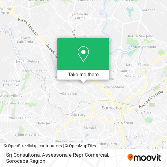 Srj Consultoria, Assessoria e Repr Comercial map