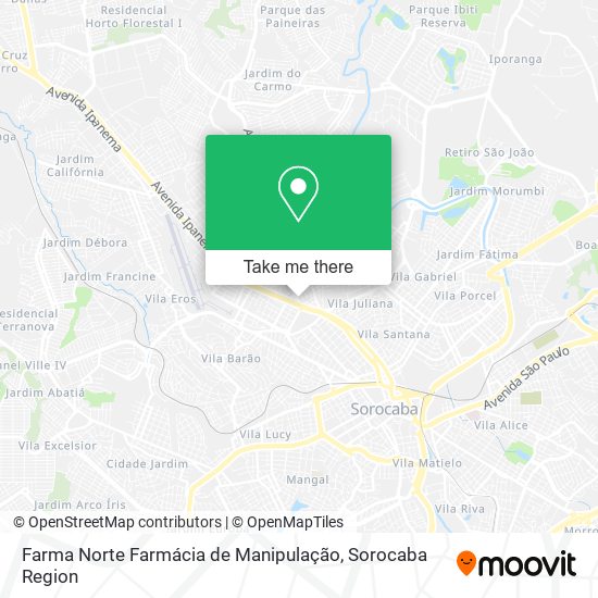 Farma Norte Farmácia de Manipulação map