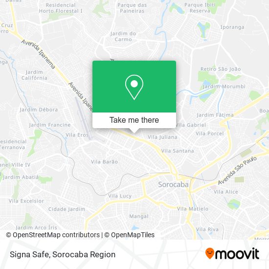 Signa Safe map