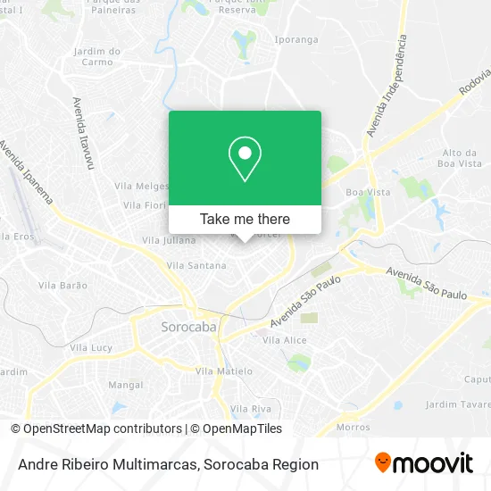 Andre Ribeiro Multimarcas map