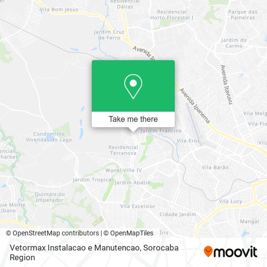 Mapa Vetormax Instalacao e Manutencao