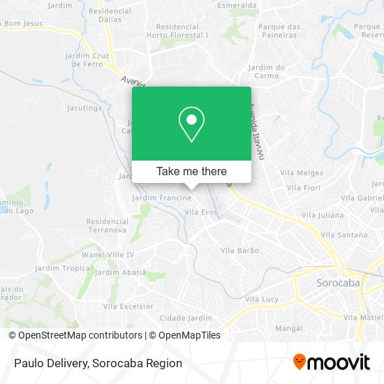 Paulo Delivery map