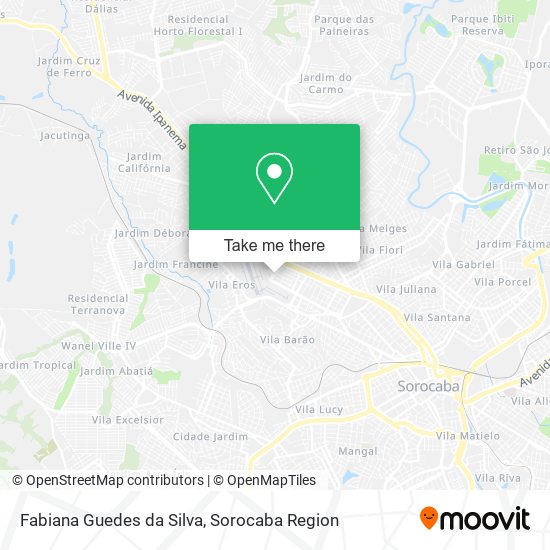 Fabiana Guedes da Silva map