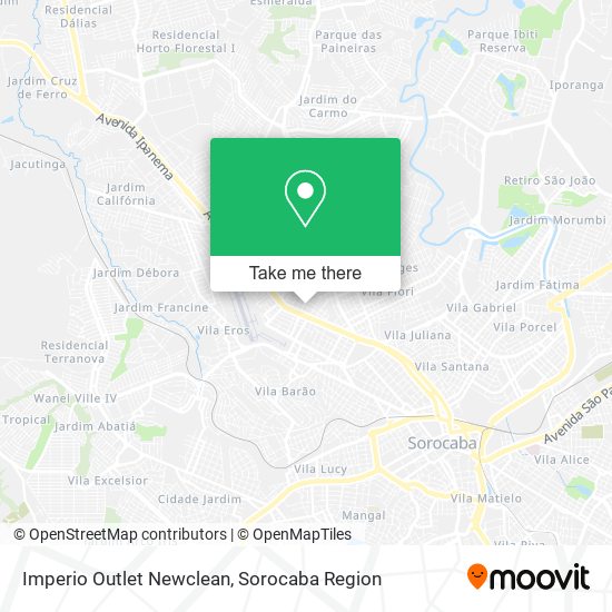 Imperio Outlet Newclean map