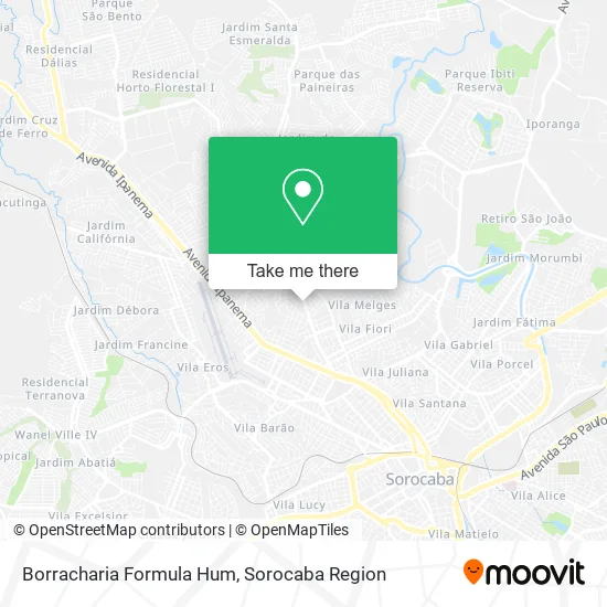 Borracharia Formula Hum map